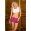 Rene Rofe Sexy School Girl Mini Skirt Hot Pink Medium Rene Rofe Sexy