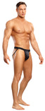 Male Power Satin Sexy Mens Jock Lycra Black Male Power