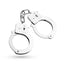 Easytoys Fetish Collection Classic Metal Hand Cuffs Silver