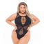Pink Lipstick Duchess High Neck Womens Bodysuit One Size Pink Lipstick