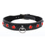 Master Series Bling Vixen Leather Choker With Rhinestones Red Master Series