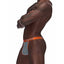 Male Power Casanova Uplift Stretchy Micro Mens Thong Grey Male Power