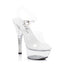 Ellie Shoes Clear Sandal With 6 Inch Stilettos Ellie Shoes