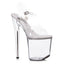 Ellie Shoes 8 Inch Platform Sandal Clear Ellie Shoes