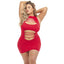 Pink Lipstick Cant Commit Women Clubwear Dress Pink Lipstick