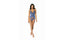 Dreamgirl Lingerie Women Bustier With G String Periwinkle Blue Dream Girl Lingerie