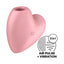 Satisfyer Cutie Heart USB Rechargeable Air Pulsation Stimulator With Vibration Satisfyer