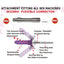MyWorld Wizard Flexible Connector Attachement For MyWorld Sex Machines MyWorld