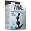 Blush Anal Adventures Platinum Anal Beads Small Black BLUSH