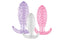 Hott Products Crystal Ballers Silicone Anal Plug Set 3 Piece Hott Products