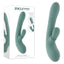 Evolved Rub Me Tender USB Rechargeable Gyrating & Thrusting Rabbit Vibrator Green
