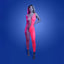 Fantasy Lingerie GLOW Hyperdrive Bodystocking Glow In Dark Pink One Size Fantasy Lingerie