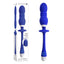 Gender X PLAY BALL USB Rechargeable Thrusting & Vibrating Orbs 25cm Blue Gender X