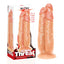 Massive Triple Threat - Flesh 3 Cock Dildo Icon Brands