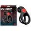 Icon Brands Red Dot Rings V2 USB Rechargeable Vibrating Cock Ring With Remote Black Icon Brands
