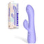 Adam & Eve GROOVY GLOW UPS Wavie USB Rechargeable Rabbit Vibrator Purple 16.5 cm Adam & Eve