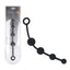 Shots Toys LEVELZ Curved Silicone Anal Beads Black 29.5cm Shots Toys