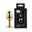 Toosh Gold Metal Butt Plug Small Toosh