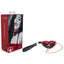 OUCH! Milan Collection Collar with Leash Restraint Black / Red Shots Toys