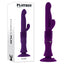 Playboy Pleasure HOPPY ENDING USB Rechargeable Thrusting Rabbit Vibrator Purple Playboy Pleasure
