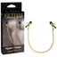 Pipedream Fetish Fantasy Gold Nipple Clamps With Chain Pipedream