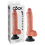 Pipedream King Cock Vibrating Cock With Balls Dong 10 Inch Flesh Pipedream