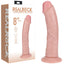 Shots Toys REALROCK Vibrating & Rotating Cock USB Rechargeable Vibrating & Rotating Dong 8 Inch Shots Toys
