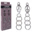 Sportsheets EDGE Metal Clover Clamps Tuggable Nipple Restraints