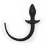 House Of Dasein Black Silicone Puppy Tail Anal Plug Pet Play Bondage Kink Bdsm Fetish Restraints - Black