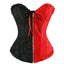 House Of Dasein Black Red Over Bust Corset Sexy Lingerie Bdsm Kink Fetish - Red - 6Xl