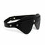 House Of Dasein Leather Blindfold Eye Mask Bdsm Bondage Restraint - Black With Strap