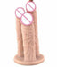 House Of Dasein Big Three Dildo Dong Triple Penetration Purple Brown Flesh Realistic Penis Large - Khaki