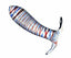 House Of Dasein Glass Black Multi Coloured Butt Plug Anal Play Fetish - Multicoloured