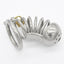 House Of Dasein Stainless Steel Cock Cage Male Metal Chastity Device Penis Lock Bdsm Fetish - 40Mm Ring