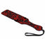 House Of Dasein Red Black Floral Bondage Spanking Paddle Bdsm Impact Play Toy - Red