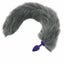 House Of Dasein Grey Long Fox Kitten Puppy Tail Butt Plug Bdsm Pet Play Fetish - Grey - Small 104