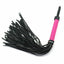 House Of Dasein Satin And Faux Leather Flogger Bdsm Spanking Impact Play Fetish - Pink