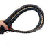 House Of Dasein Handmade Braided Leather Whip Spanking Impact Play Bondage Bdsm - Black - 70Cm