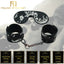 House Of Dasein Soft Blindfold Handcuffs Bdsm Bondage Starter Kit Restraints - Black