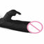 House Of Dasein Realistic Dildo Rabbit Vibrator 7 Speed Powerful G Spot Clit Stimulation - Black