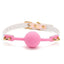 House Of Dasein Soft Pretty Pink Silicone Mouth Ball Gag Bdsm Adult Toys - Pink