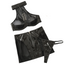 House Of Dasein Perspective Sexy Hollow Out Backless Hanging Neck Gathering Fun And Lingerie Three Piece Set - Black - M