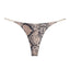 Women Milk Silk Low Waist Bikini Thong Snakeskin Size: M; Recommended weight (kg): 47 - 54; Waist (cm): 64 - 70; Hip (cm): 86 - 90; Suitable fit: regular build