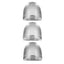 Oxballs Adjustfit Inserts 3 Pack Clear