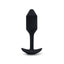 BVibe Vibrating Snug Plug Black Medium