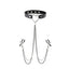 Sportsheets Sex & Mischief Amor Collar With Nipple Clamps Metal Restraints Sportsheets