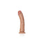 Shots Toys REALROCK Realistic Regular Curved Dildo With Suction Cup 9 Inch Tan Shots Toys