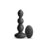 NS Novelties Renegade Valor USB Rechargeable Vibrating Anal Beads with Wireless Remote 13.7 cm Black NS Novelties