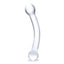 Glas Curved GSpot Double Ended Glass Dildo Clear 7 Inch