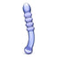 Glas Purple Rain Ribbed Glass Dildo Purple 9 Inch